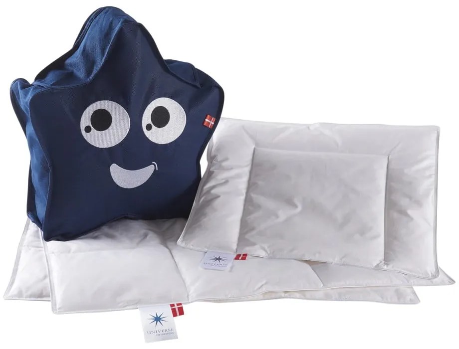 Лятна детска олекотена завивка с пълнеж от пера 67x100 cm Capella Baby – Universe of Sleeping