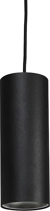 Интелигентна висяща лампа черна вкл. WiFi GU10 - Tubo