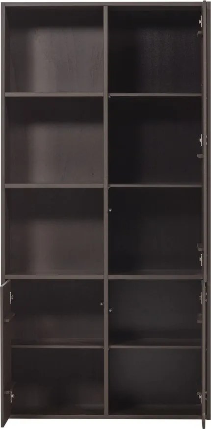 Тъмнокафяв модулен шкаф от масивен бор 108x215 cm Meggy – WOOOD