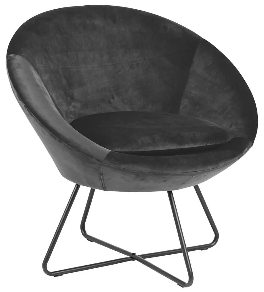 Фотьойл BERYL тъмно сив