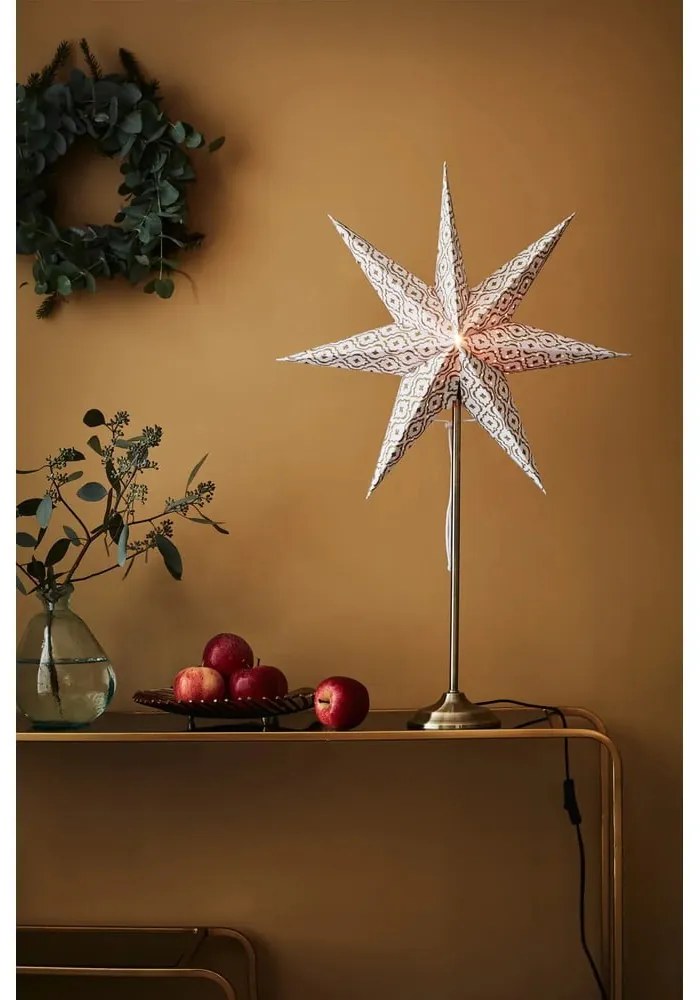 Бяла коледна светлинна украса Baroque – Markslöjd