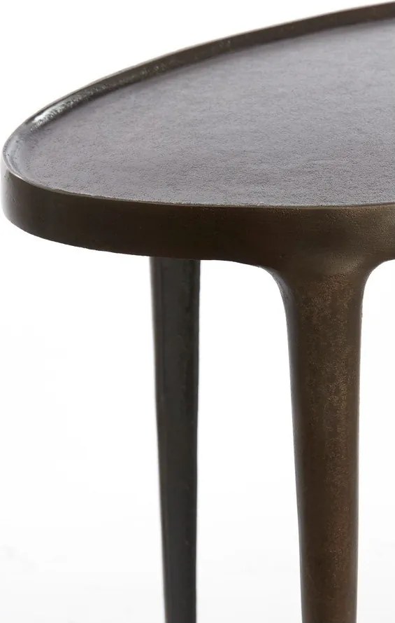 Метални кръгли странични масички в комплект от 2 бр. 33x70 cm Arica – Light &amp; Living