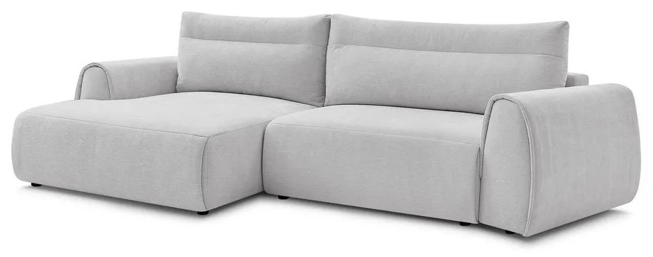 Светлосив ъглов диван Aden – Bobochic Paris