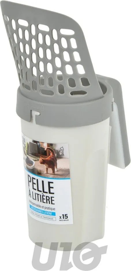 Светлосива лопатка 16x11 cm – Love Story