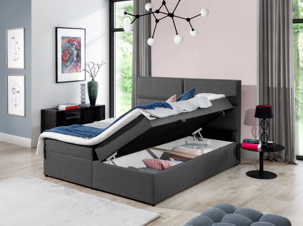 Тапицирано легло Alert-160 x 200-Prasino