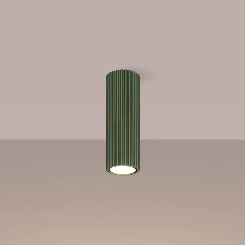 Brilagi - LED точково осветително тяло CRESTO 1xGU10/10W/230V 20 cm зелено