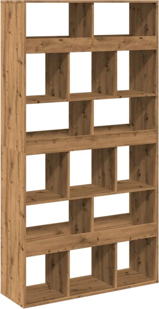 3309545 vidaXL Разделител за стая дъб артизан 100x33x187,5 см инженерно дърво