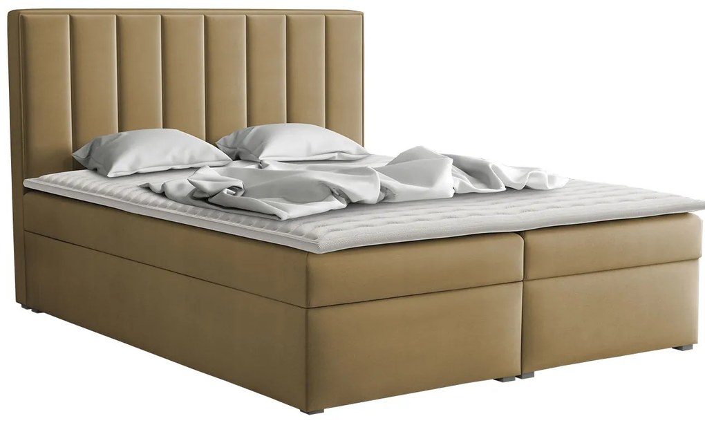 Тапицирано легло ideal Box-Beige-180 x 200