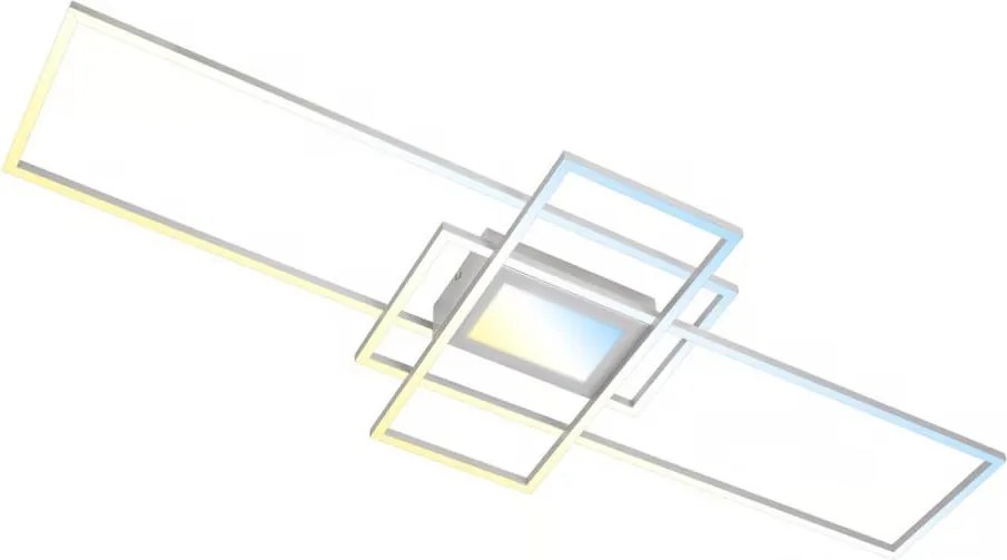 Briloner 3812019-LED Димируемо таванно осветително тяло RAM 56W/230V Wi-Fi Tuya 111x42 cm + с дистанционно управление