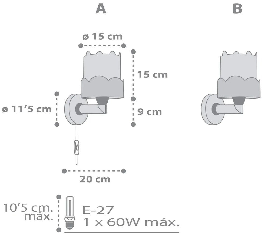 Стенна апличка Ango Baby Bunny-Green