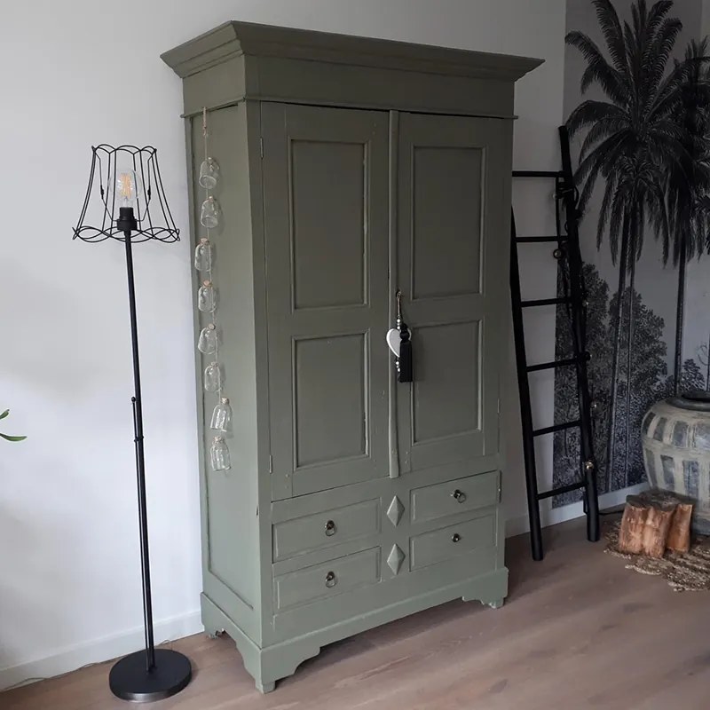 Метален абажур черен 30/26 - Granny Frame