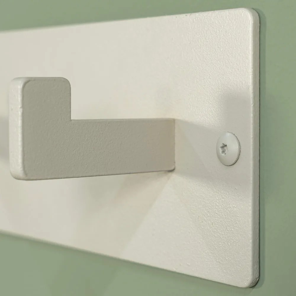 Кафяво-сива метална стенна закачалка 70 cm Leatherman – Spinder Design