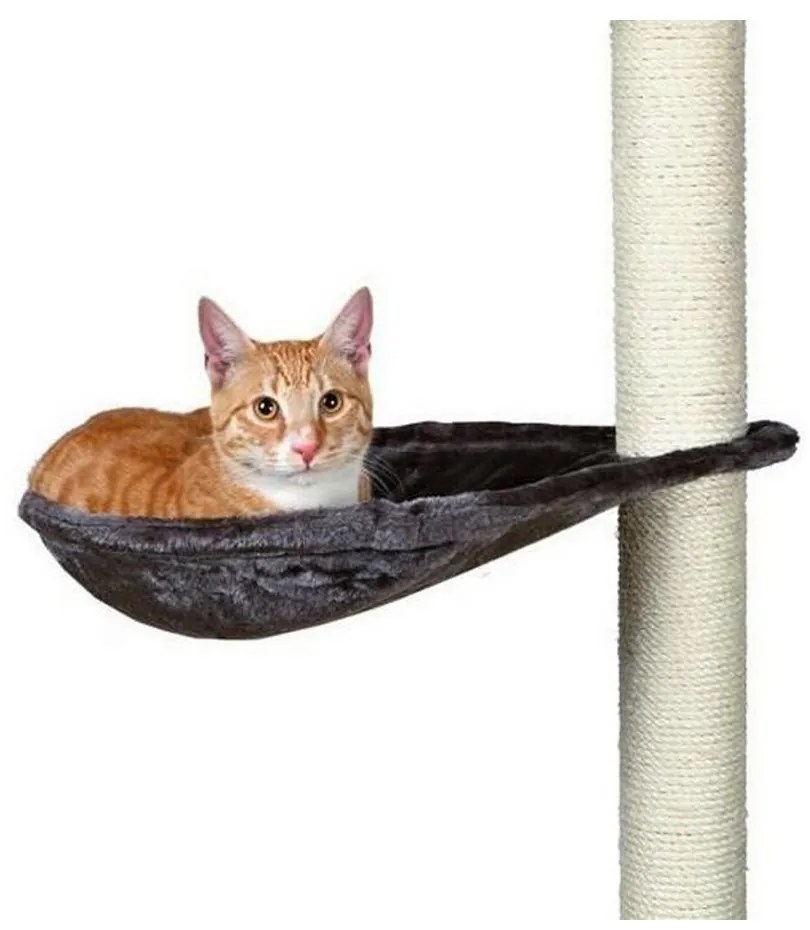 Висящ Хамак за Котки Trixie Hammock Сив Метал (Ø 40 cm)