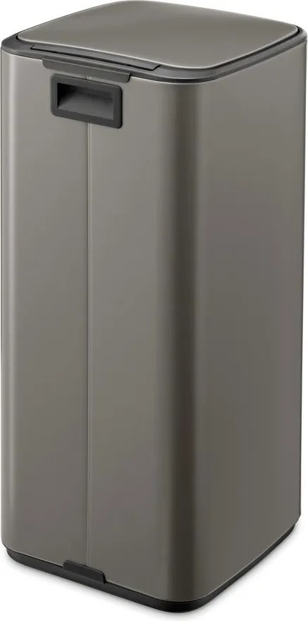 Сиво стоманено кошче за боклук с педал 30 l Bo – Brabantia