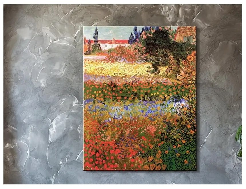 Репродукция на картина 30x40 cm Flower garden - Fedkolor