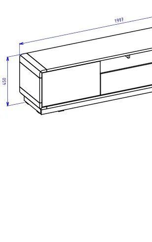 ТV шкаф Martin-Length: 200 cm