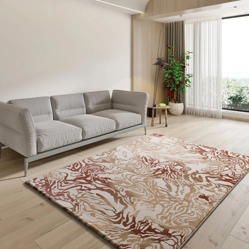 Бежов/теракотен килим 80x150 cm Astra – Universal