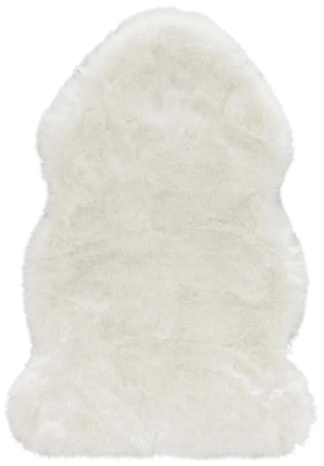 Бяла изкуствена кожа Soft, 90 x 140 cm Uni - Mint Rugs