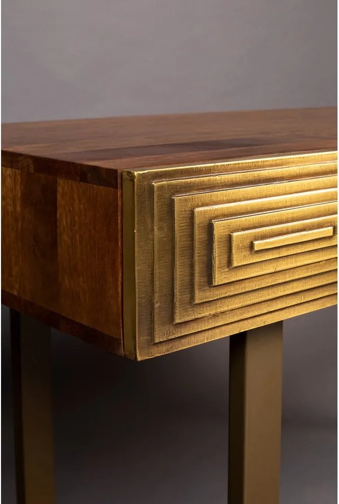 Конзолна маса с плот от мангово дърво, дължина 140 cm Volan - Dutchbone