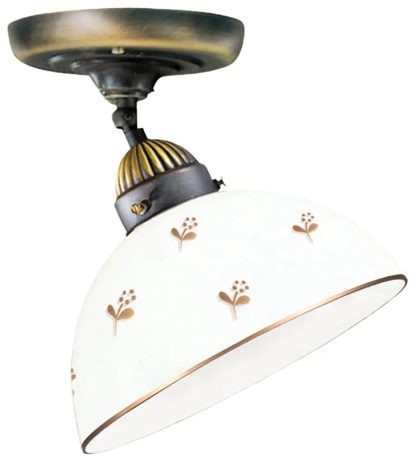 Kolarz 731.10.170-Плафонен полилей NONNA 1xE27/75W/230V, Ø 20 см, декоративен елемент цвете, покритие розово злато