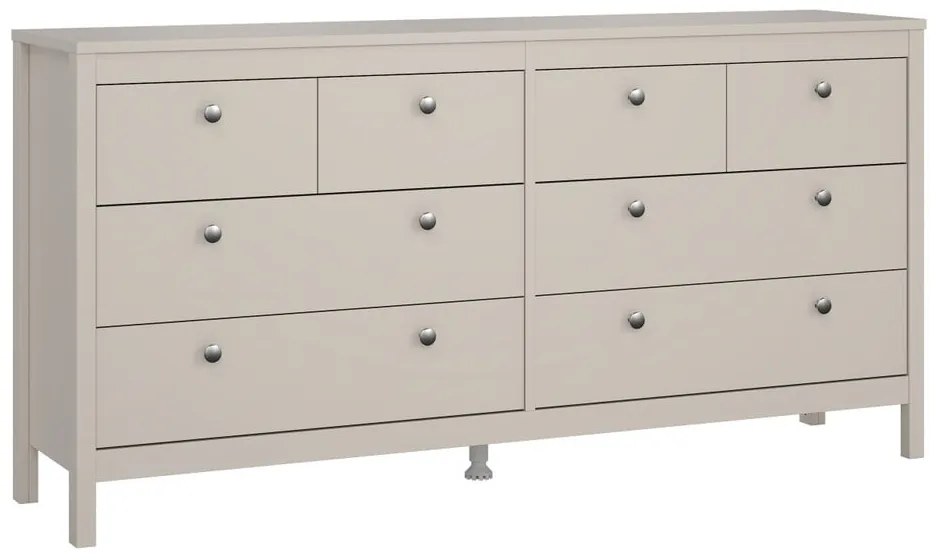 Сиво-бежов скрин 159x80x38 cm Madrid – Tvilum