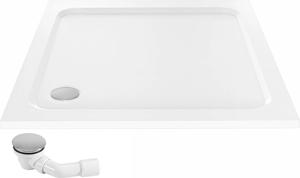 Корито за душ кабина-акрилно Rea Belmond White 80x80