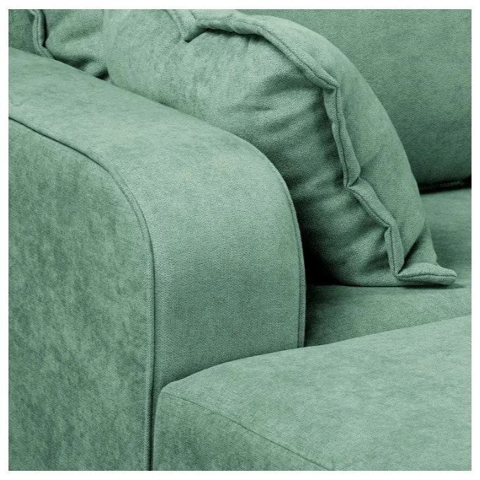 Тюркоазен ъглов диван (ляв ъгъл) Beata - Ropez