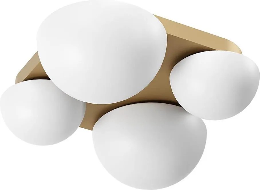 Redo 01-4332 - LED таванно осветително тяло LUMIEN 4xLED/26W/230V 2700/3000K CRI90 златисто