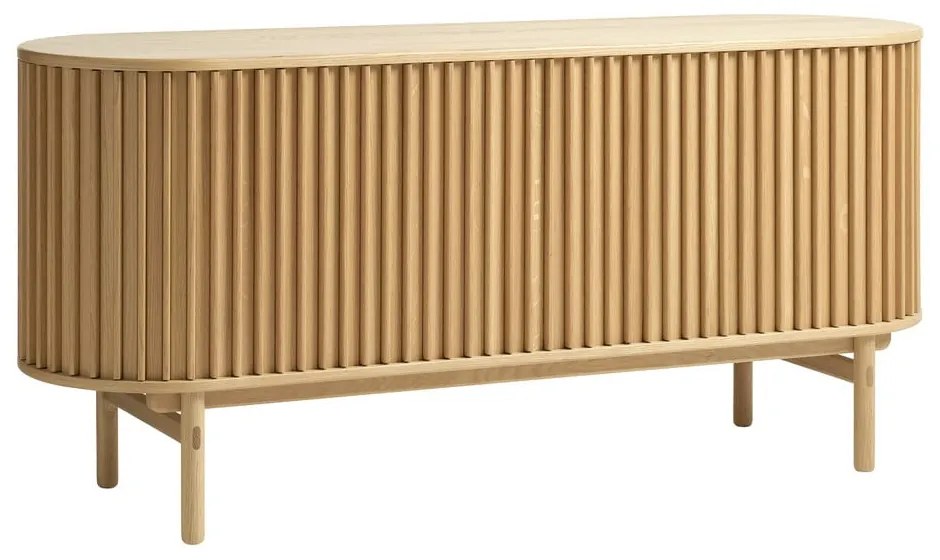 Нисък скрин от дъб 160x73 cm Carno - Unique Furniture