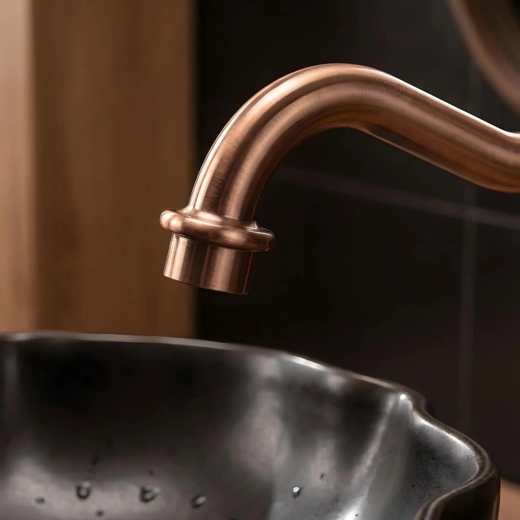 Смесител за мивка Rea Bona Brush Copper High