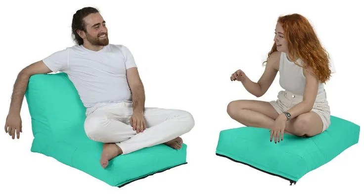 Градински пуф Siesta Sofa Bed Pouf, цвят Тюркоаз