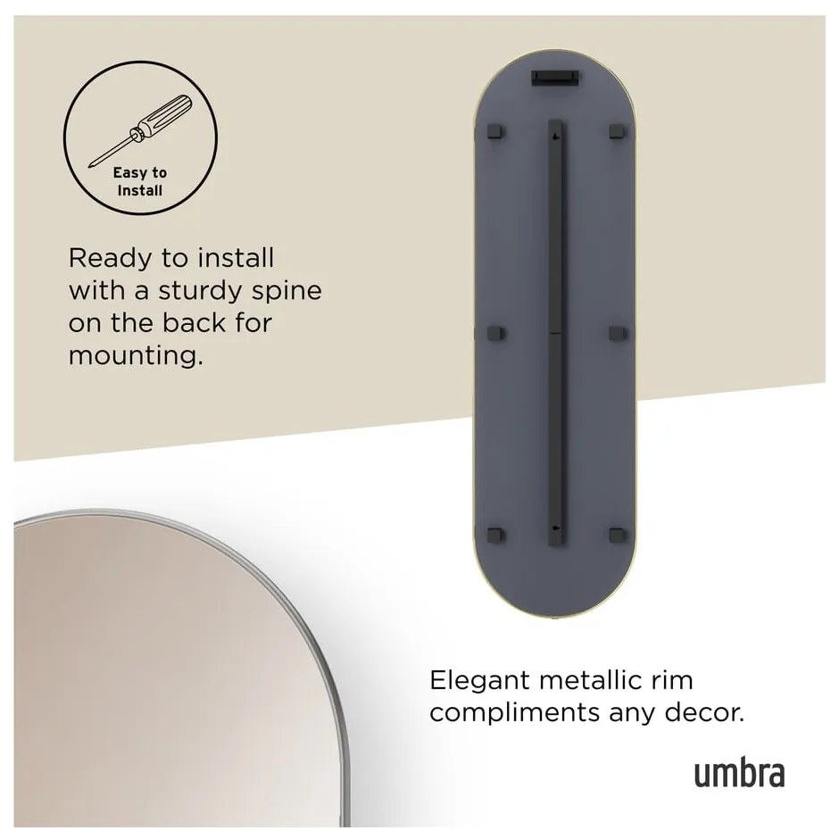 Стенно/стоящо огледало 46x157 cm Hubba – Umbra