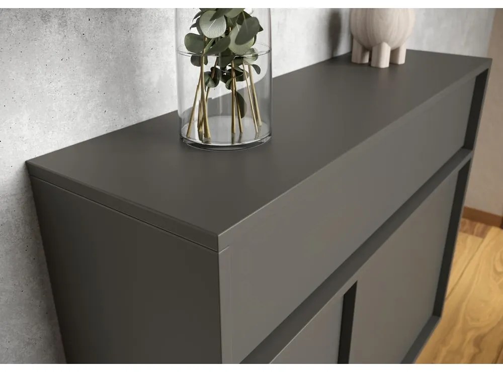 Антрацитно шкафче 83x63x25 cm Ameca 2.0 – Germania