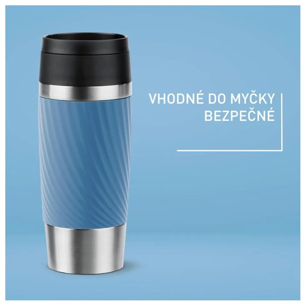 Светлосиня чаша за път 360 ml – Tefal