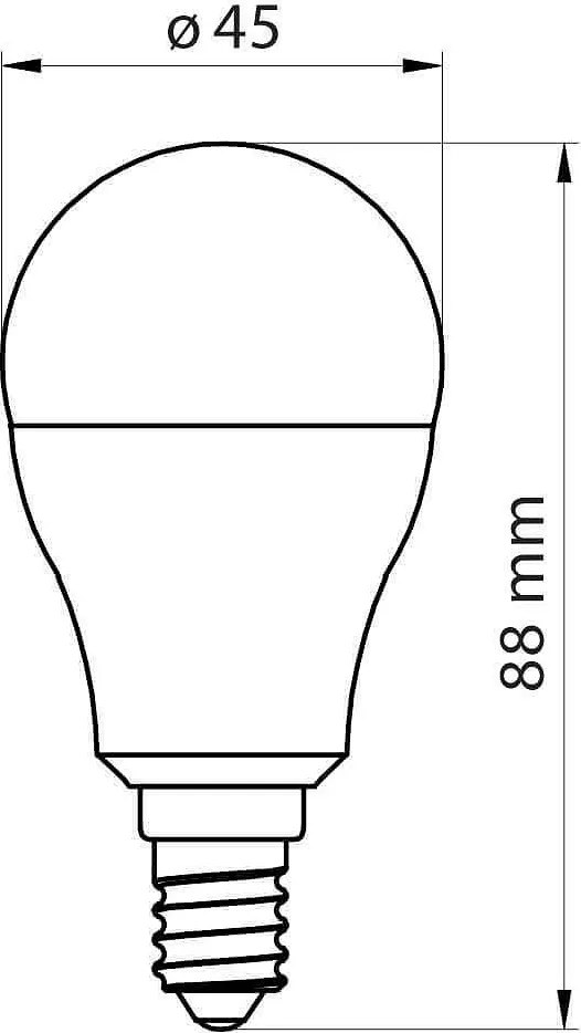 LED крушка VIVALUX NORRIS LED, 9W, E14, 4000К