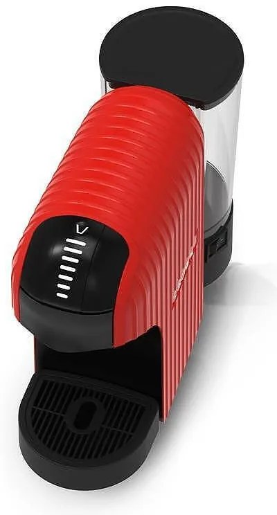 Еспресо машина 7в1 Crown CCM-1532R, 1400 W, 20 bar, 0.9 л, 7 адаптера, LED индикатори, Контрол дължината на кафето, Червен/черен