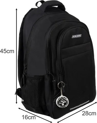 Черна раница от издръжлив материал - няколко размера Objem 22 L