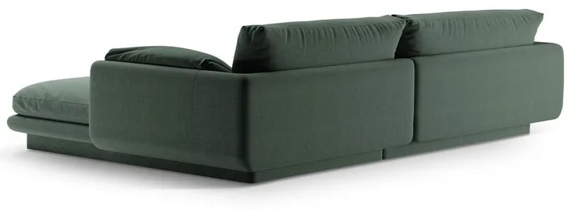 Тъмнозелен ъглов диван (ляв ъгъл) Torino – Micadoni Home