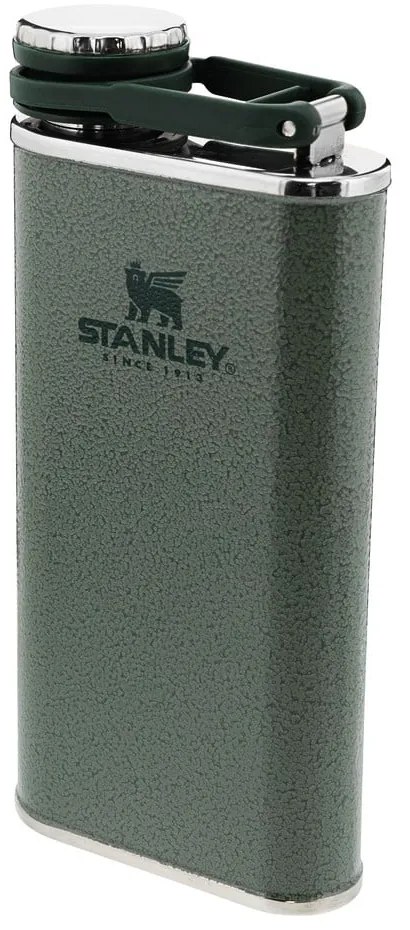 Зелена колба от неръждаема стомана 230 ml Easy-Fill Wide Mouth Flask Hammer Tone Green – Stanley