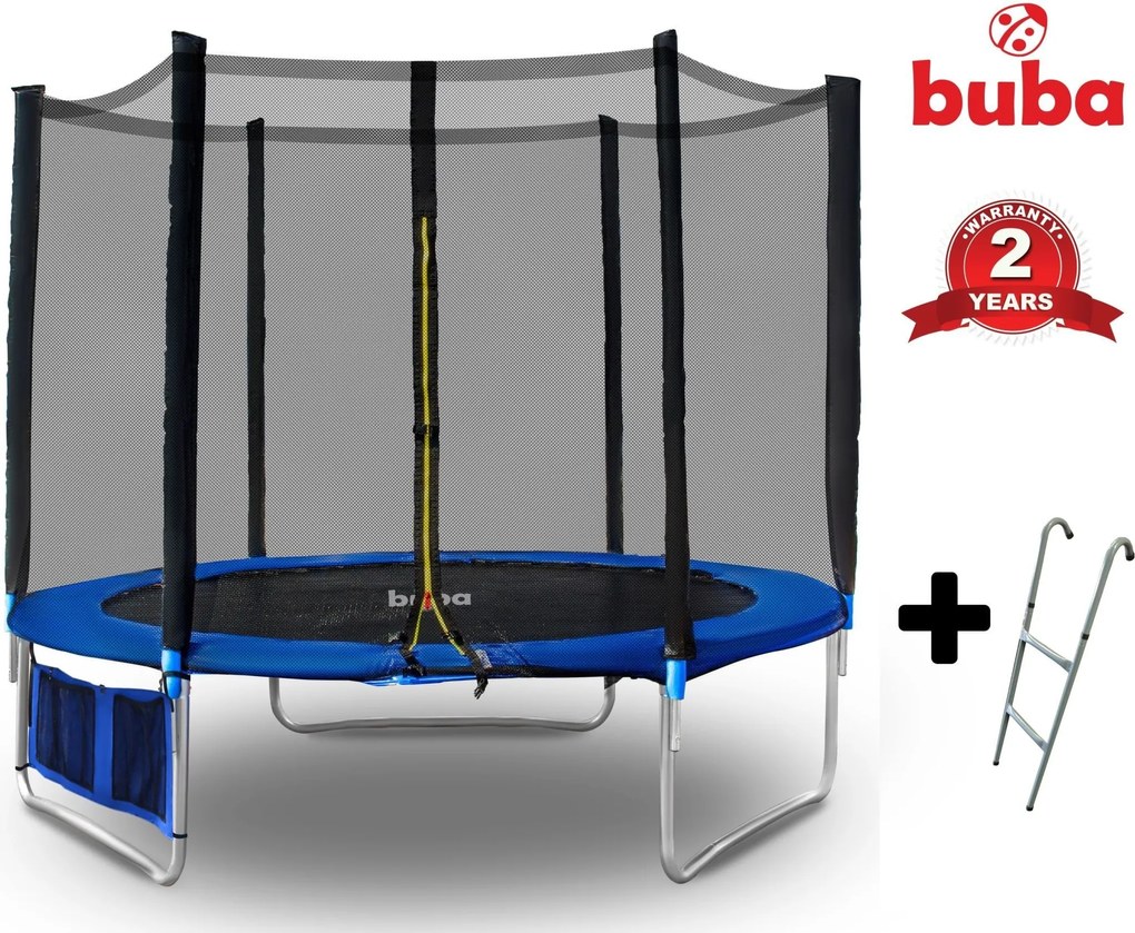 Buba  -  Детски батут Buba 6FT (183 см) с мрежа и стълба
