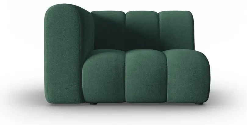 Зелен модул за диван (ляв ъгъл) Lupine - Micadoni Home