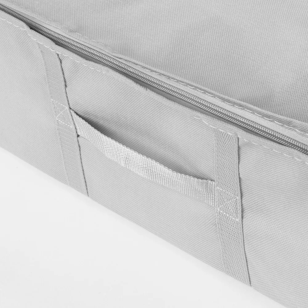 Вакуумна подсилена текстилна кутия за съхранение на дрехи 56x56x16,5 cm Granit – Compactor