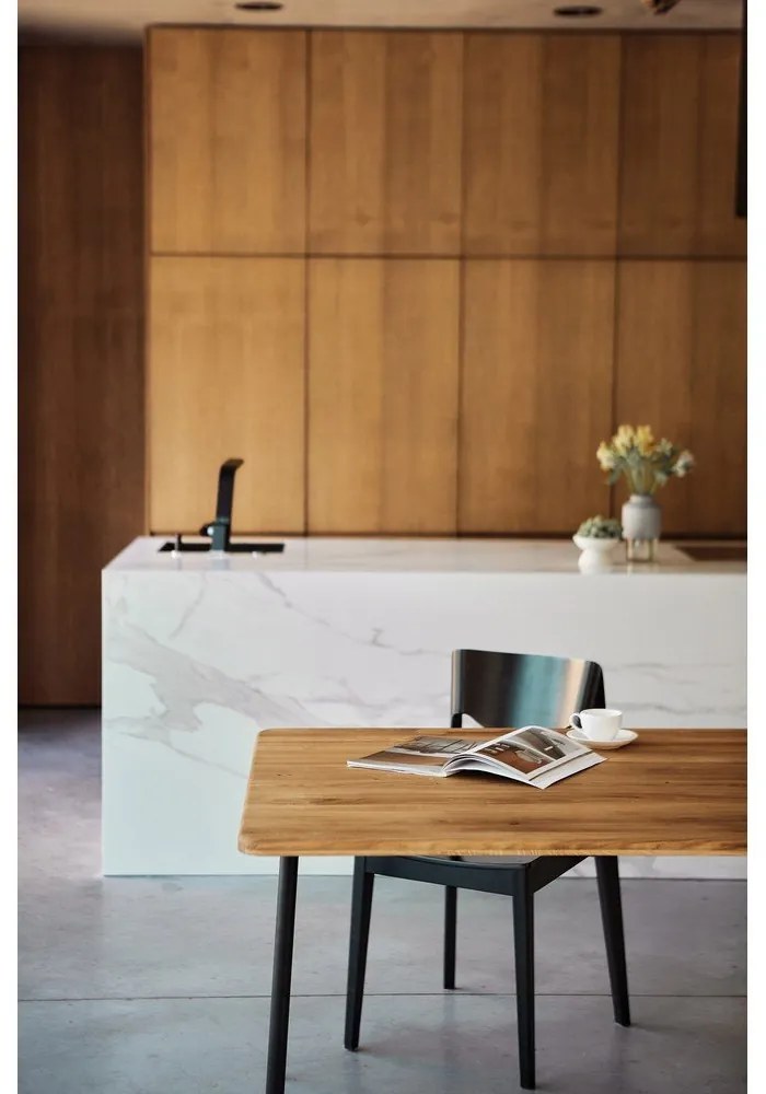 Дъбова маса за хранене 200x90 cm Kula - The Beds