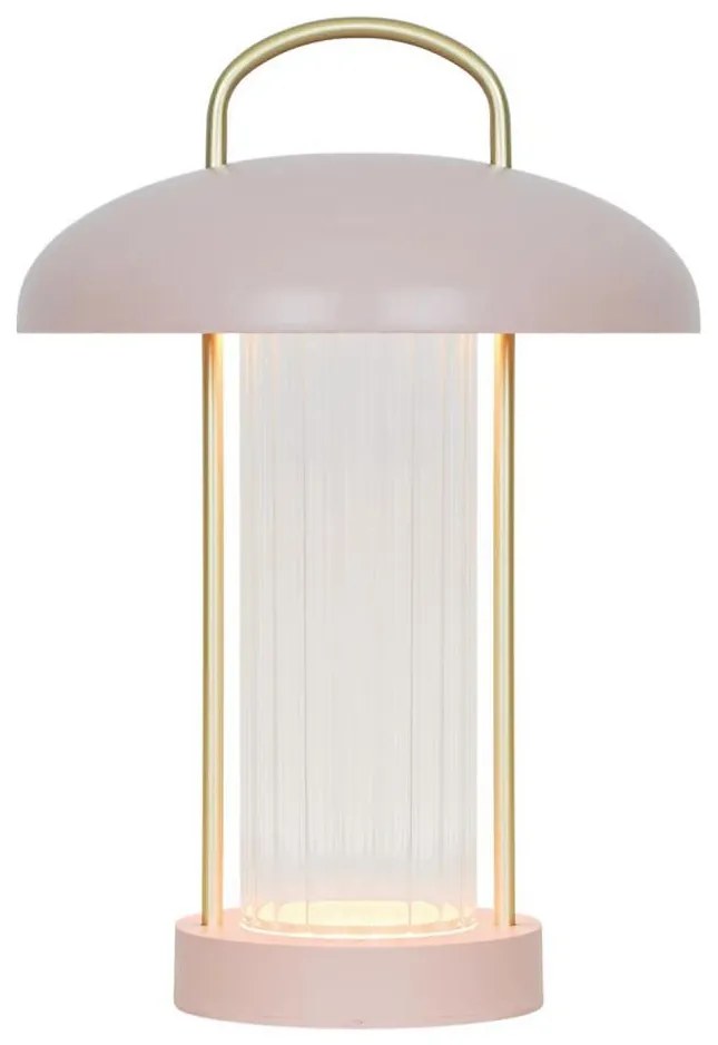 Nordlux - LED с регулируема яркост. Презареждаема сензорна настолна лампа MIRANO LED/3W/3,7V розова