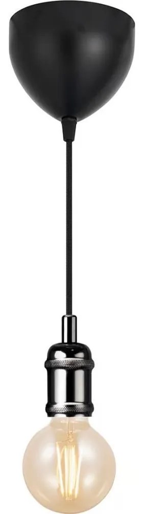 Nordlux - Захранващ кабел AVRA 1xE27/60W/230V черен