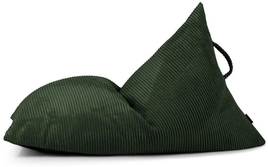 Зелен детски пуф от рипсено кадифе Razzy – SLOWDOWN