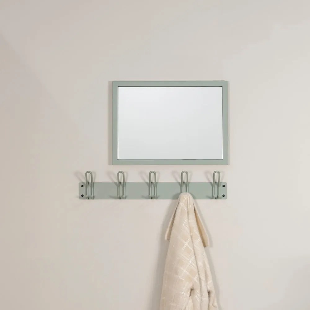 Зелено-сива метална закачалка за стена Miles - Spinder Design