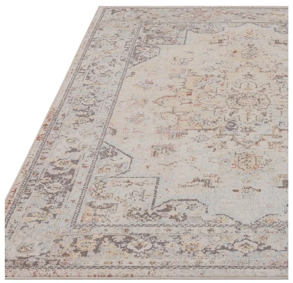 Кремав килим 200x290 cm Flores – Asiatic Carpets