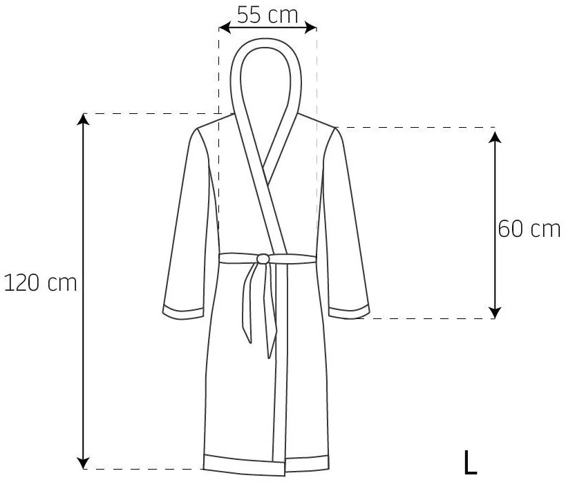 Халат Jordan Ecru Grey women L