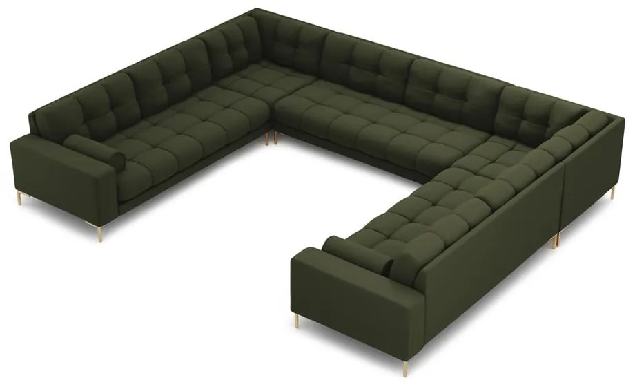 Зелен ъглов диван ("U" форма) Bali – Cosmopolitan Design